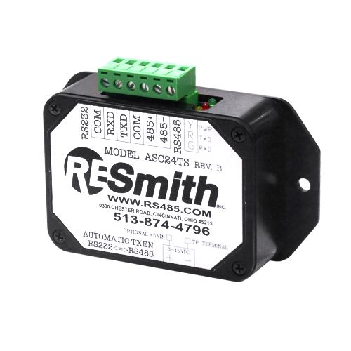 The RS-485-RS-232 adapter converts RS-485 sensors to RS-232 and vice versa for use with thermistor strings and water quality sensors.